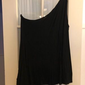 Asymmetrical one shoulder top